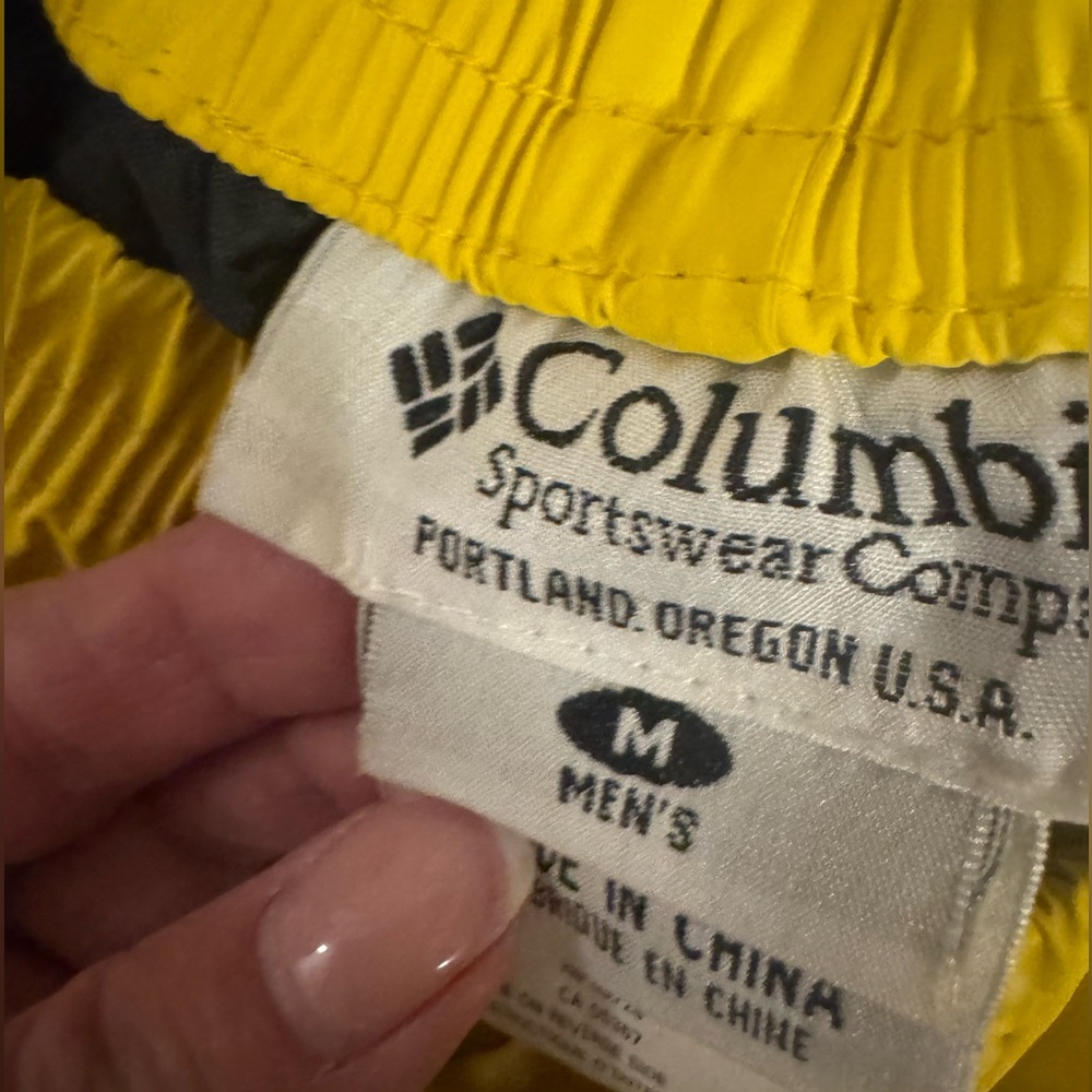Columbia Yellow Rain Gear Set Men’s - Picture 4 of 8